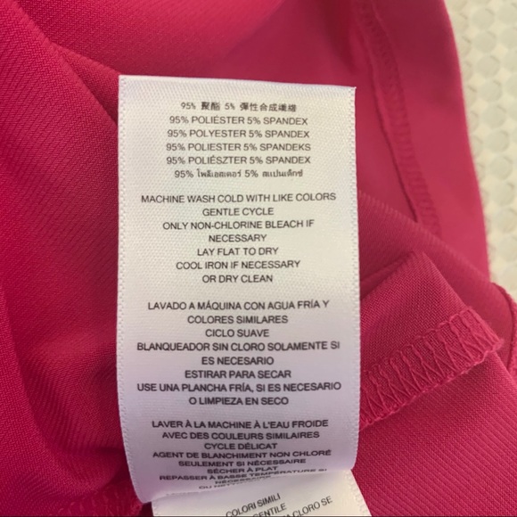 MICHAEL Michael Kors Pink Zipper Shoulder Dress B19/3 - Picture 8 of 11